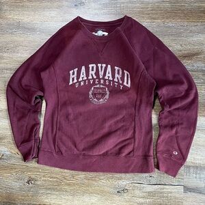 Vintage Women’s Reverse Weave Harvard University Crewneck